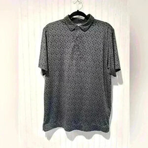 Footjoy all over vacation print golf polo men’s sz. Med athletic preppy comfort